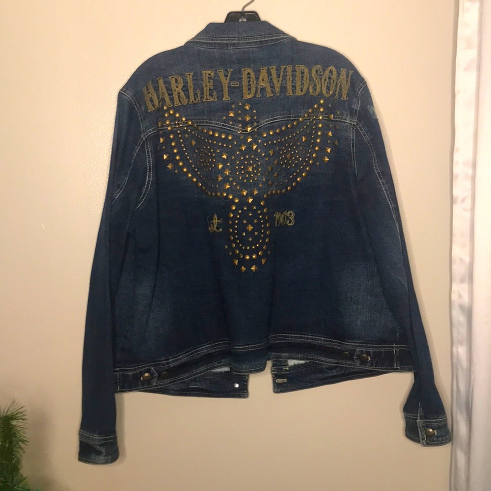 Harley Davidson Eagle Jean Jacket